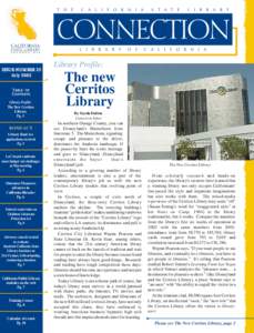 ISSUE NUMBER 25 July 2002 Library Profile: The New Cerritos Library