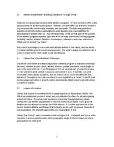 Athletics / Sports medicine / Hazing / College athletics / Student athlete / Athletic trainer / National Association of Intercollegiate Athletics / Keene Fitzpatrick / Sports / Medicine / Human behavior