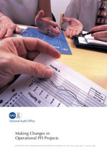 Making Changes in Operational PFI Projects REPORT BY THE COMPTROLLER AND AUDITOR GENERAL | HC 205 Session | 17 January 2008 The National Audit Office scrutinises public spending on behalf of