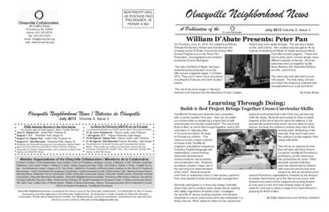 Rhode Island / Providence /  Rhode Island / Woonasquatucket River / Riverside /  Rhode Island / YouthBuild / Neighborhoods in Providence /  Rhode Island / Geography of the United States / Olneyville /  Providence /  Rhode Island