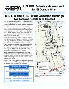 Asbestos Assessment for El Dorado Hills