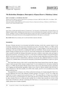 Habitats / Conservation / Ecosystems / Ivindo River / Ogooué / Forest / Conservation biology / Biodiversity / Ipassa Makokou Biosphere Reserve / Biology / Systems ecology / Environment