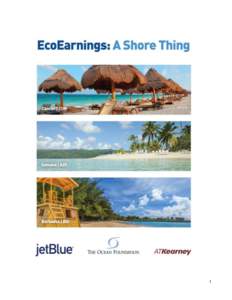 1  Leisure travel to the Caribbean is a key pillar of JetBlue’s business model, with many customers flying to the region to enjoy paradise-like beaches and pristine waters. However, the ecosystems that support and pro