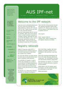 Australian Idiopathic Pulmonary Fibrosis Registry