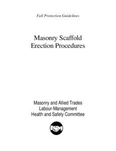 Masonry Scaffold Erection Procedures