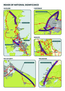 ROADS OF NATIONAL SIGNIFICANCE AUCKLAND Kaiapoi  CANTERBURY