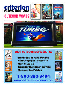PICTURES USA  oUTdooR MovIES YoUR oUTdooR MovIE SoURCE -