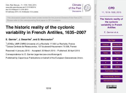 Tropical cyclone / Vortices / Îles des Saintes / Meteorology / Atmospheric sciences / Fluid dynamics