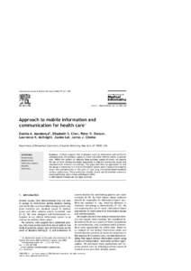 Medical technology / Information systems / Health informatics / Nursing informatics / Hospital information system / Patient safety / Clinical decision support system / Clinical trial / James J. Cimino / Medicine / Health / Medical informatics