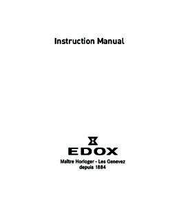 Instruction Manual  English TABLE OF CONTENTS 1. INTRODUCTION