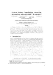 Automated theorem proving / Theoretical computer science / Mathematical logic / Mathematics / Proof theory / Logic in computer science / Prover9 / Resolution / Proof compression / Automated reasoning / Natural deduction / Mathematical proof