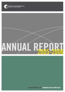 ANNUAL REPORT[removed]Department of Corrective Services  CONTENTS