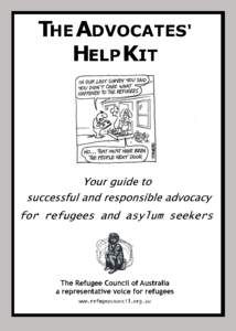THE ADVOCATES’HELP KIT CONTENTS P.3 SOME BASIC FACTS: