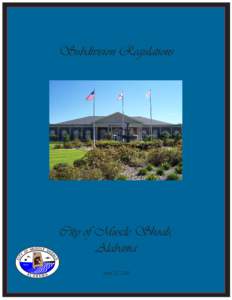 Muscle Shoals Subdivision Regulations[removed]indd