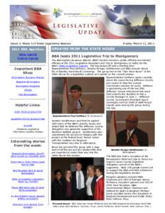Issue 2, Week 2 of State Legislative Session[removed]BBA Agendas: State Agenda Federal Agenda