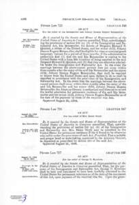 A182  PRIVATE LAW 725-AUG. 23, 1954 Private Law 725  August 23, 1954