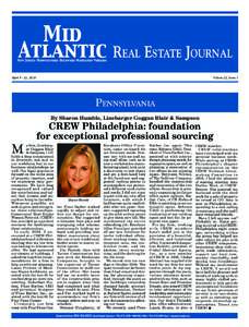 Mid Atlantic Real Estate Journal New Jersey-Pennsylvania-Delaware-Maryland-Virginia  April, 2010