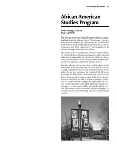 African American studies / African studies / Academia / African-American culture / American studies / Black psychology / Aas / Department of African American Studies - Syracuse University / Interdisciplinary fields / Area studies / Science