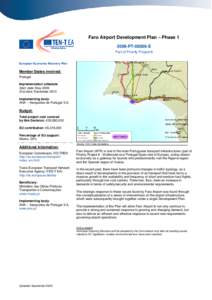 ANA – Aeroportos de Portugal / Faro Airport / Ministry of Public Works /  Transport and Communications / Portugal / Trans-European Transport Networks / Algarve / Transport in Europe / Europe / Transport