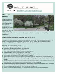 Tree inventory / Inventory / Pruning / Community forestry / Tree planting / Tree / Urban forest / Urban forestry / Casey Trees / Forestry / Land management / Environment