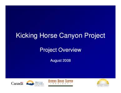 Kicking Horse Canyon Project