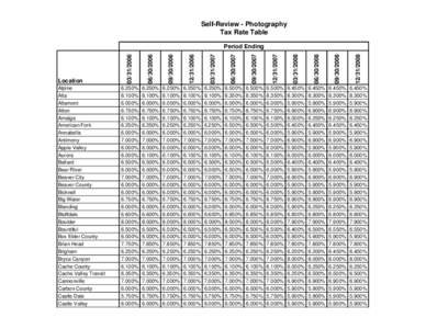 Photography Tax Rate Table PDF.xls