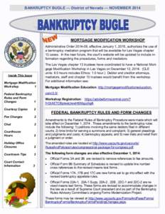 The Bankruptcy Bugle - November 2014