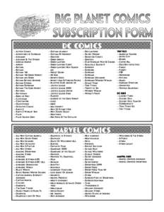 DC COMICS ACTION COMICS ADVENTURES OF SUPERMAN AQUAMAN AQUAMAN & THE OTHERS ARKHAM MANOR