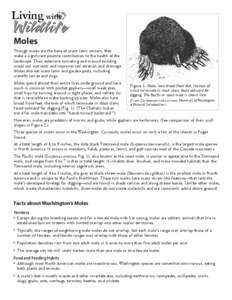 Moles Though moles are the bane of many lawn owners, they make a sig­nificant positive contribution to the health of the landscape. Their extensive tunneling and mound building mixes soil nutrients and improves soil aer