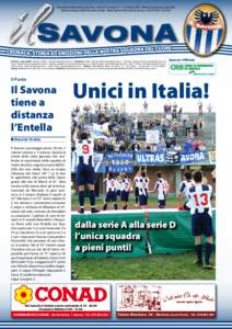 Periodico di informazione sportiva - Anno III - Numero[removed]Ottobre[removed]Diffusione gratuita copie 5000 Direttore Responsabile Maurizio Vivalda - Registrazione Tribunale di Savona n[removed]del[removed]