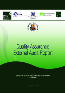 Quality Assurance External Audit Report CENTRE FOR QUALITY ASSURANCE AND MANAGEMENT (CEQUAM)