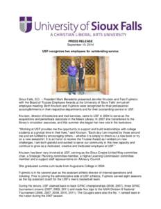 Council of Independent Colleges / North Central Association of Colleges and Schools / University of Sioux Falls / Sioux Falls /  South Dakota / Geography of the United States / Geography of South Dakota / South Dakota / Council for Christian Colleges and Universities