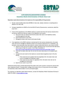 Landfill / Hazardous waste / Toxicity characteristic leaching procedure / Municipal solid waste / Hazardous waste in the United States / Waste / Environment / Pollution