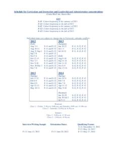 Microsoft Word - Program Schedule for LA and CI