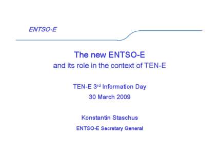 ENTSO-E TEN-E_Info_Day[removed]ppt