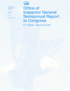 United States Department of Agriculture Office of Inspector General