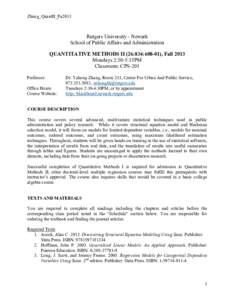 Microsoft Word - Zhang_QuantII_Syllabus_Fa13