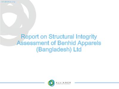   Report on Structural Integrity Assessment of Benhid Apparels (Bangladesh) Ltd