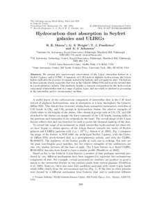 The Interplay among Black Holes, Stars and ISM in Galactic Nuclei Proceedings IAU Symposium No. 222, 2004 T. Storchi-Bergmann, L. C. Ho & H. R. Schmitt, eds.  c 2004 International Astronomical Union