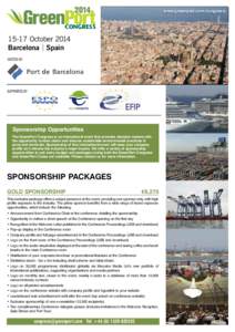 www.greenport.com/congress  CONGRESS[removed]October 2014 Barcelona l Spain