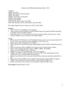 Microsoft Word - Minutes from CHPS Meeting Thurs 3_3_11.doc