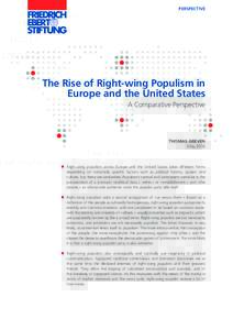 PERSPECTIVE  The Rise of Right-wing Populism in Europe and the United States A Comparative Perspective