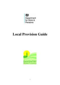 Local Provision Guide  1 Index Page 4………. Literacy and Numeracy