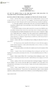 CHAPTER 459 FORMERLY SENATE BILL NO. 263 AS AMENDED BY SENATE AMENDMENT NO. 1 AN ACT TO AMEND TITLE 14 OF THE DELAWARE CODE RELATING TO