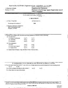 Received by NSD/FARA Registration Unit:11:47 PM OMB NO; Expires February 28, 2014 u.s. Department of Justice Washington, DC 20530