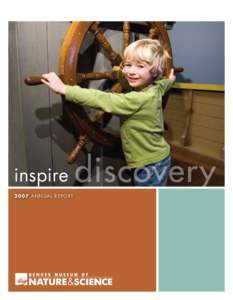 inspire 2007 annual report discovery  our mission is