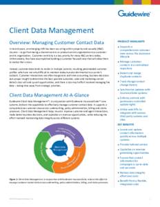 Guidewire Software / Electronic commerce / Customer relationship management / Risk management information systems / Marketing / Business / Customer experience management