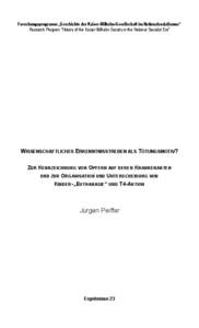 Forschungsprogramm „Geschichte der Kaiser-Wilhelm-Gesellschaft im Nationalsozialismus“ Research Program “History of the Kaiser Wilhelm Society in the National Socialist Era”