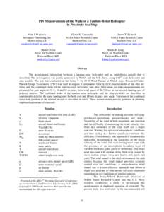 Helicopter rotor / Helicopter / Tandem rotors / Rotorcraft / Flight deck / Particle image velocimetry / Flettner airplane / Aircraft / Aerospace engineering / Aviation