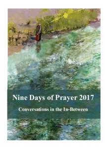 Nine Days of Prayer 2017 Conversations in the In-Between 1  Welcome to the 2017 Pocket Prayers